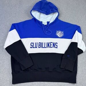 Champion Hoodie‎ St. Louis Billikens Slu Size XL Colorblock Sweatshirt STL SLU